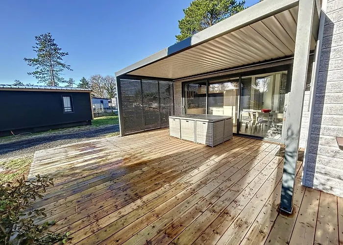 Cosy Avec Terrasse, 6 Couchages, Piscine Chauffee, Proche Et Commerces - Fr-1-361-477 木屋