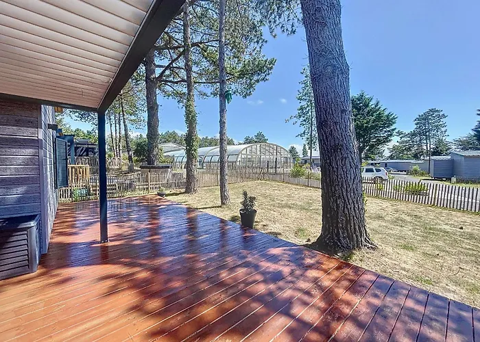 Cosy Avec Terrasse, 6 Couchages, Piscine Chauffee, Proche Et Commerces - Fr-1-361-477 木屋